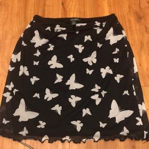 Black butterfly Wild Fable skirt